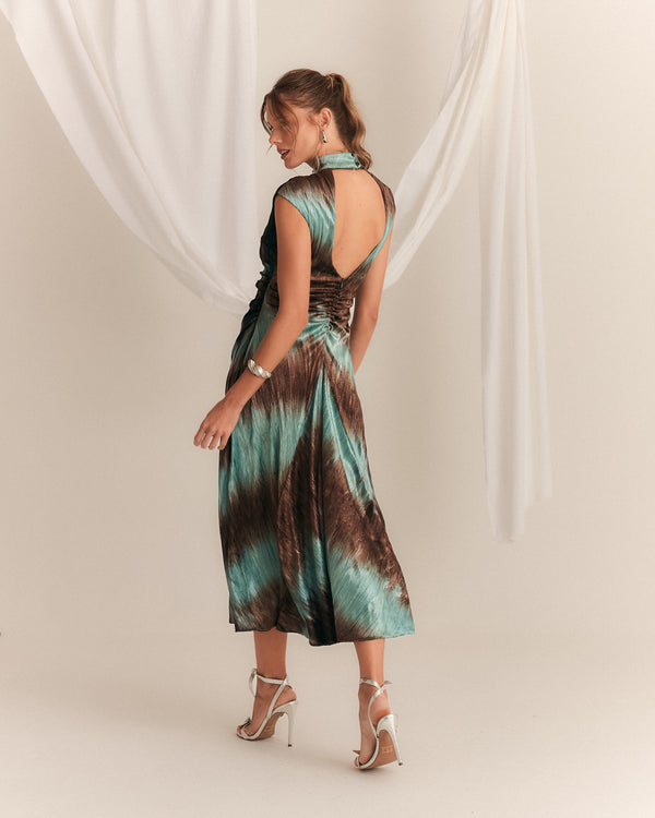 Vestido Midi Veludo